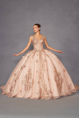 Juliet JT1485J Off the Shoulder Cinderella Quinceanera Ball Gown
