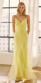 Juliet 271W Glitter Mesh Fitted Wedding Gown