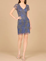 Cap Sleeve Cocktail Dress - OUTLET