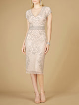 Cap Sleeve Midi Gown - OUTLET