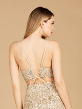 Spaghetti Strap Beaded Top