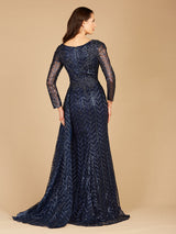 Lara 29620 - Lace Skirt Overlay Dress OUTLET