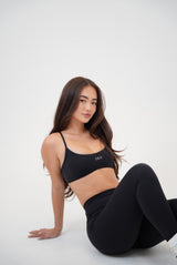 My Time Is Divine Black Cross-Back Butter Soft Bra - treasures-4-u-2-day