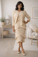 CLEARANCE - Hosanna 5575 Modest 3-Piece Outfit Set Ankle Length (Size XL)