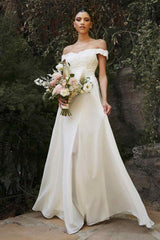 Cinderella Divine 7258W Off The Shoulder Long Gown