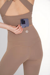 I Am Wonderful High Rise Beige Legging - treasures-4-u-2-day