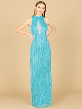 Carrie Fringe Beaded Dress - OUTLET