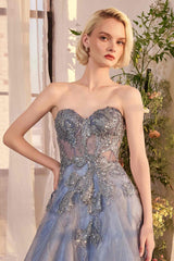 Andrea & Leo A1387 Dress Strapless Embellished Tulle Ball Gown