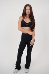 I Live in Luxury Black Flare Pant - treasures-4-u-2-day