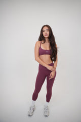 My Time Is Divine Plum Cross-Back Butter Soft Bra - treasures-4-u-2-day