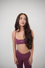 My Time Is Divine Plum Cross-Back Butter Soft Bra - treasures-4-u-2-day