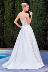 Ladivine CD389W Timeless A-Line Fairytale Bridal Gown