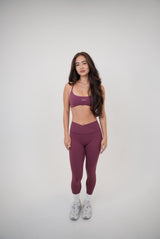 My Time Is Divine Plum Cross-Back Butter Soft Bra - treasures-4-u-2-day