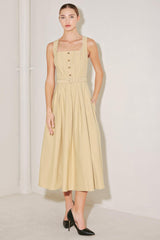 SAHARA GRACE WOVEN MIDI DRESS
