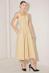 SAHARA GRACE WOVEN MIDI DRESS