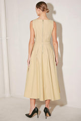 SAHARA GRACE WOVEN MIDI DRESS
