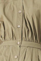 OLIVE DAYDREAM WOVEN JUMPSUIT