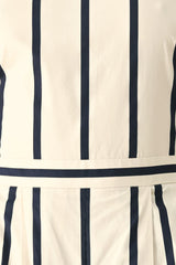 MONACO STRIPE WOVEN JUMPSUIT