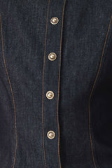 MODERN PREP DENIM TOP