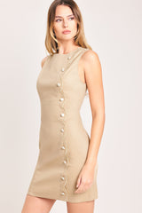 ELEGANT TOUCH WOVEN MINI DRESS