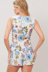 SUMMER ATELIER WOVEN VEST