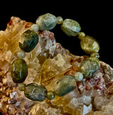 Earthbound Labradorite Nugget Bracelet – Reiki-Infused Limited Edition (Small–Medium Fit)