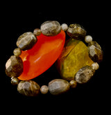 Earthbound Labradorite Nugget Bracelet – Reiki-Infused Limited Edition (Small–Medium Fit)