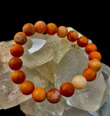 Blush Ember Pink Aventurine Bracelet – 10mm Matte Reiki-Infused Energy Bracelet (Medium Fit)