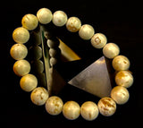 Pure Calm White Turquoise Bracelet – 10mm Matte Reiki-Infused Power Bracelet (Medium Fit)