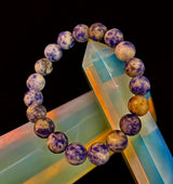 Clarity Stone Sodalite Bracelet – 10mm Matte Reiki-Infused Calm & Communication Power Bracelet (Medium–Large Fit)