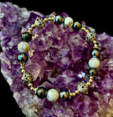 Calm & Comfort Pain Relief Bracelet – Howlite, Hematite & Terahertz