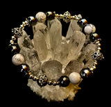 Calm & Comfort Pain Relief Bracelet – Howlite, Hematite & Terahertz
