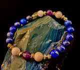 Clear Mind Mental Clarity Bracelet – Howlite, Lapis & Amethyst
