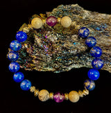 Clear Mind Mental Clarity Bracelet – Howlite, Lapis & Amethyst