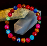 Happy Vibes Banded Agate Bracelet 🌈✨
