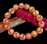 Pink Tibetan Agate Bracelet