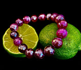 Fuchsia Prism Power Bracelet – Mystic Banded Agate (3 bead size options!)