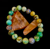 Verdant Soul – Chrysocolla Bracelet (Smaller Wrists)