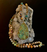 Desert Oasis Jade Statement Necklace