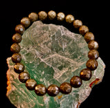 Prosper in Purpose – Pyrite Polyhedral Bracelet