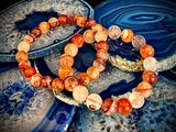 Ignite Within - Fire Quartz (Hematoid Quartz) Bracelet