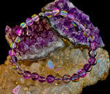 Prism of Possibility - Purple Aura Quartz Bracelet