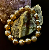 I Feel So Free - Mystic Agate 12mm Faceted Bracelet