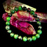 Live Fully Bracelet - Natural Ruby Zoisite | 8mm Bracelet