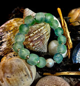 π African Sea Glass Collection - Handcrafted African Fused Glass Bracelets