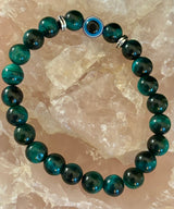 Evil Eye Style Beaded Bracelets – Handmade Natural Stone Protection