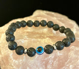 Evil Eye Style Beaded Bracelets – Handmade Natural Stone Protection