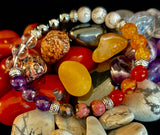 Menopause Relief & Support Bracelet โ 8mm Natural Gemstones for Balance & Wellness