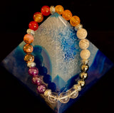 Menopause Relief & Support Bracelet โ 8mm Natural Gemstones for Balance & Wellness