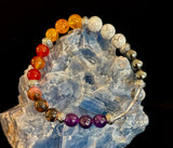 Menopause Relief & Support Bracelet โ 8mm Natural Gemstones for Balance & Wellness